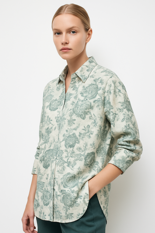 Age Bloom Button-Down Shirt
