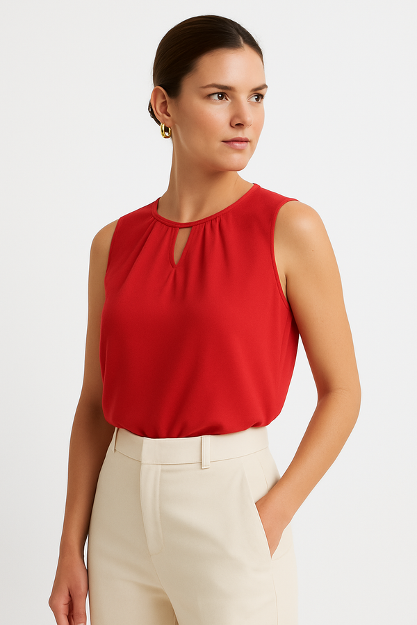 The Valencia Sleeveless Blouse